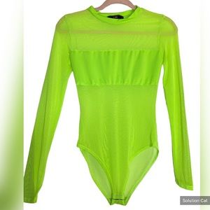 Vibe Neon green bodysuit